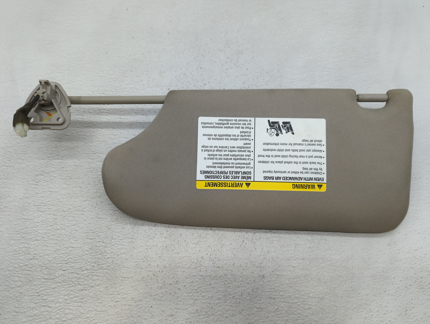 2013-2017 Nissan Altima Sun Visor Shade Replacement Passenger Right Mirror Fits Fits 2013 2014 2015 2016 2017 OEM Used Auto