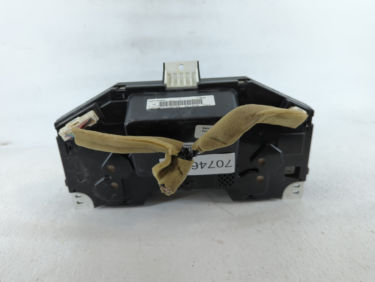 2014 Nissan Altima Instrument Cluster Speedometer Gauges P/N:24810 9HM0A Fits OEM Used Auto Parts - Oemusedautoparts1.com