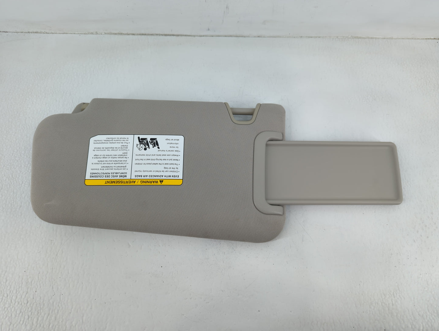 2014 Nissan Juke Sun Visor Shade Replacement Passenger Right Mirror Fits OEM Used Auto Parts - Oemusedautoparts1.com