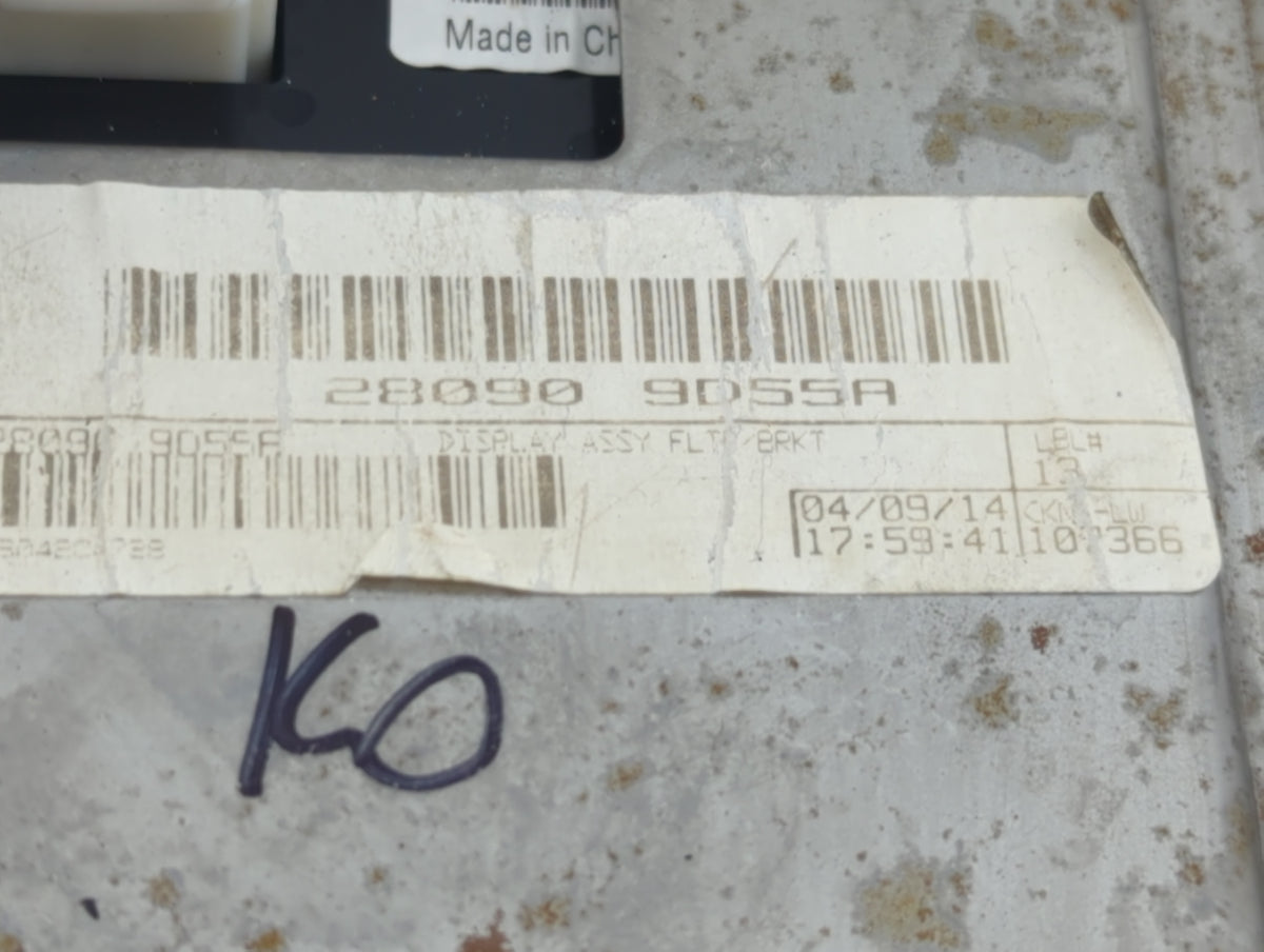 2009-2014 Nissan Maxima Information Radio Display Screen 1290173 - Oemusedautoparts1.com