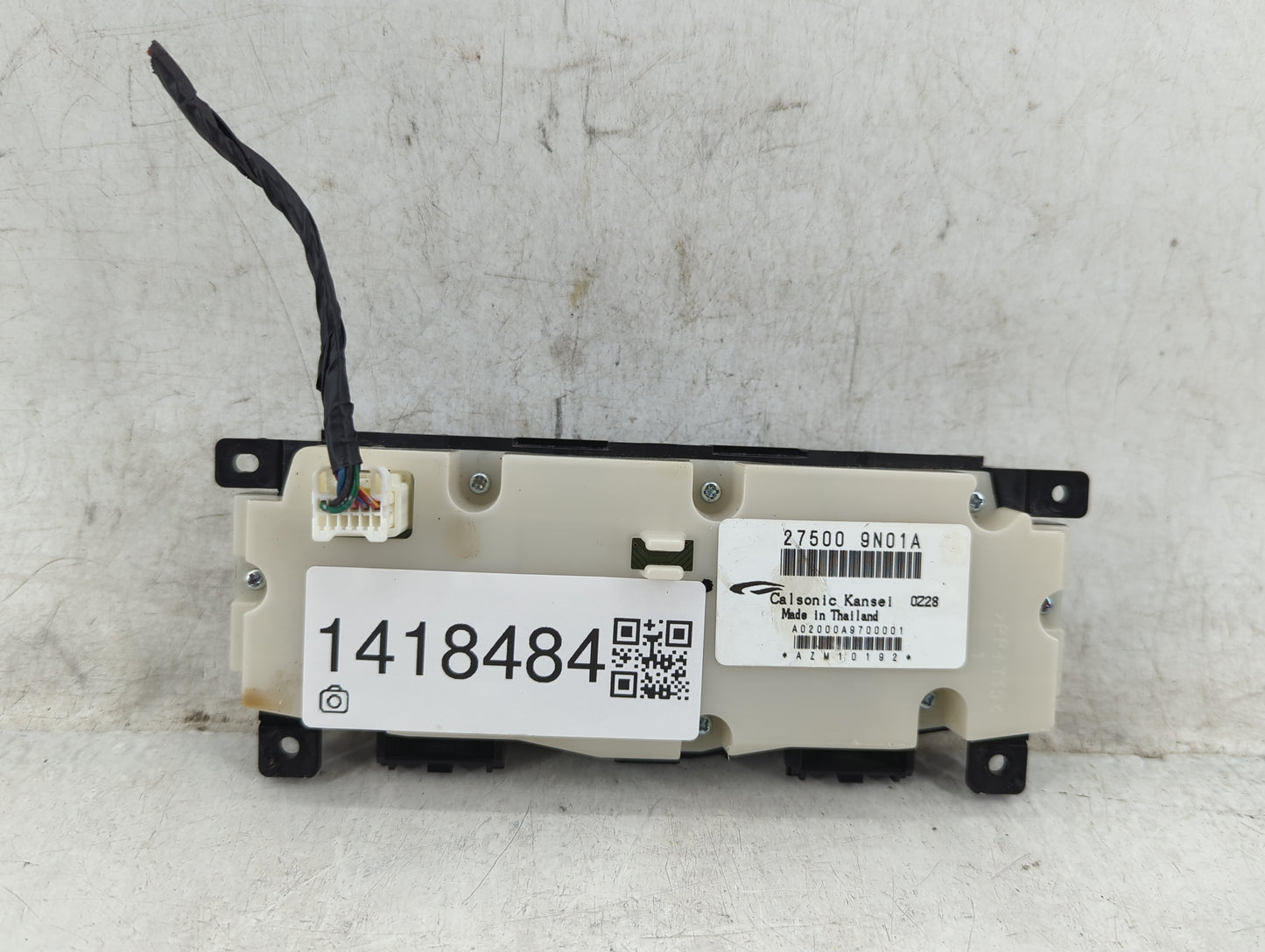 2009-2014 Nissan Maxima Ac Heater Climate Control 27500 9n01a 1418484 - Oemusedautoparts1.com