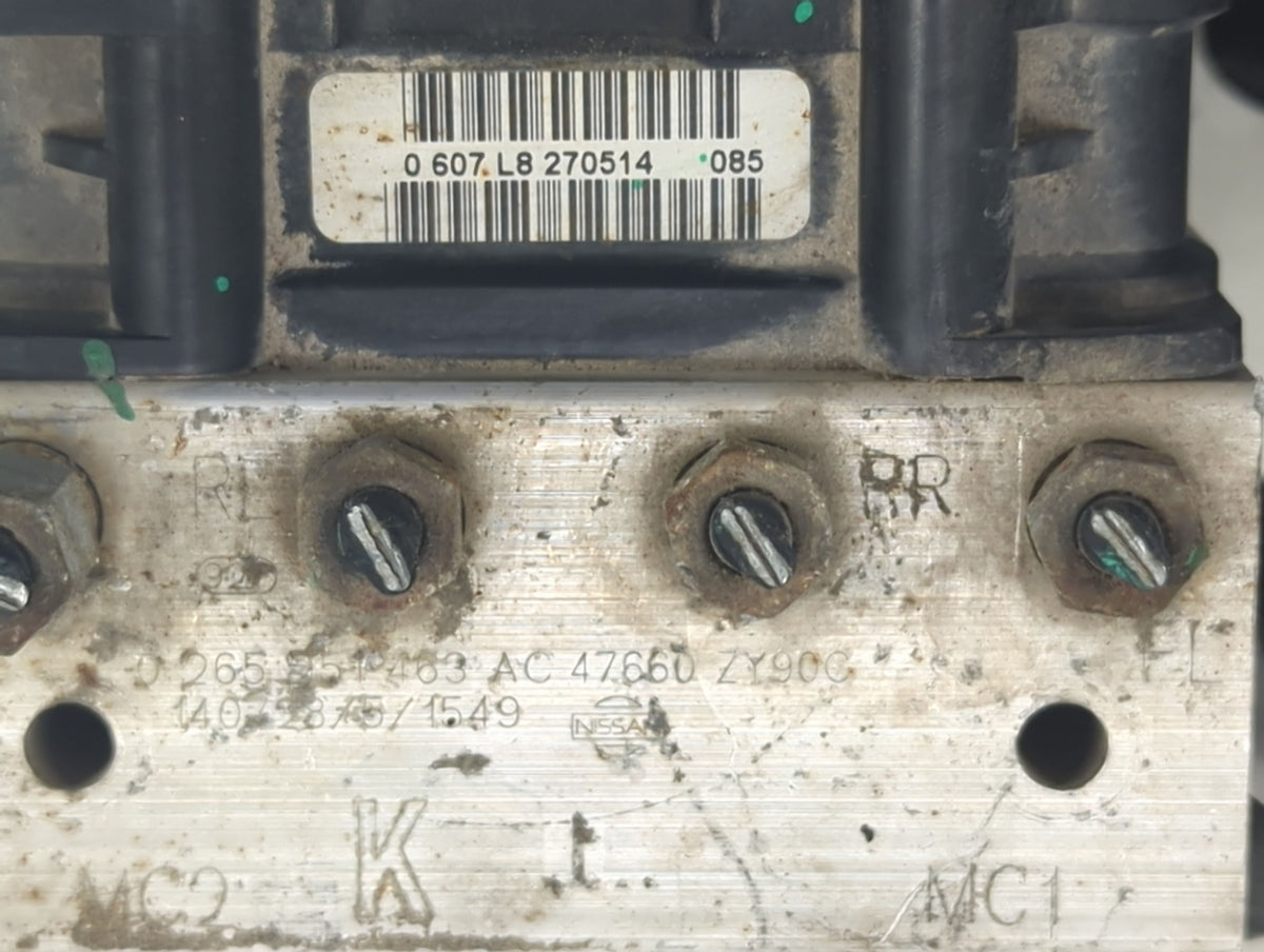 2014 Nissan Maxima Anti-Lock Brake ABS Pump Module Actuator OEM P/N:47660 ZY90C Fits OEM Used Auto Parts - Oemusedautoparts1
