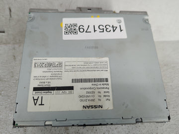 2014 Nissan Maxima Radio AM FM Cd Player Receiver Replacement P/N:2591A ZX78D CV-VN51E24D Fits OEM Used Auto Parts