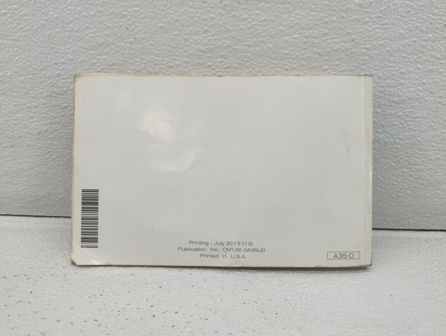 2014 Nissan Maxima Owners Manual Book Guide OEM Used Auto Parts - Oemusedautoparts1.com