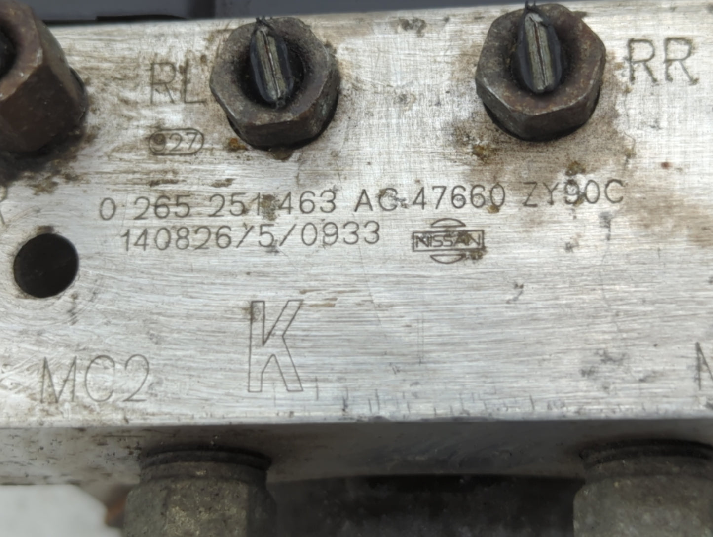 2014 Nissan Maxima ABS Pump Control Module Replacement P/N:47660 ZY90C Fits OEM Used Auto Parts - Oemusedautoparts1.com