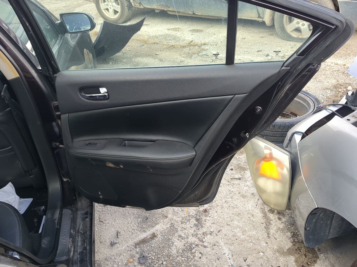 2009-2014 Nissan Maxima Passenger Rear Door Window Oem - Oemusedautoparts1.com