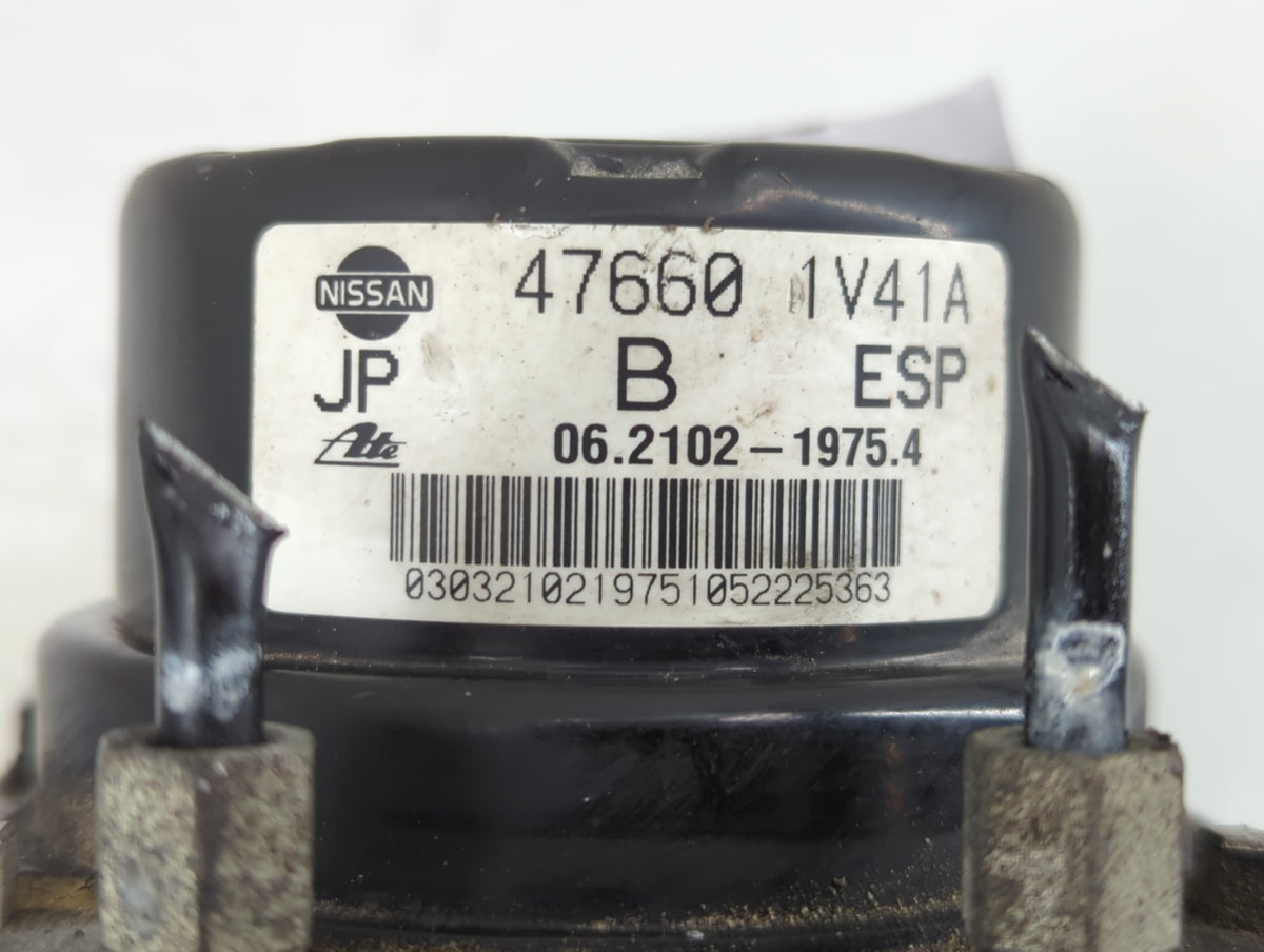 2012-2014 Nissan Murano Anti-Lock Brake ABS Pump Module Actuator OEM P/N:47660 1V41A Fits Fits 2012 2013 2014 OEM Used Auto