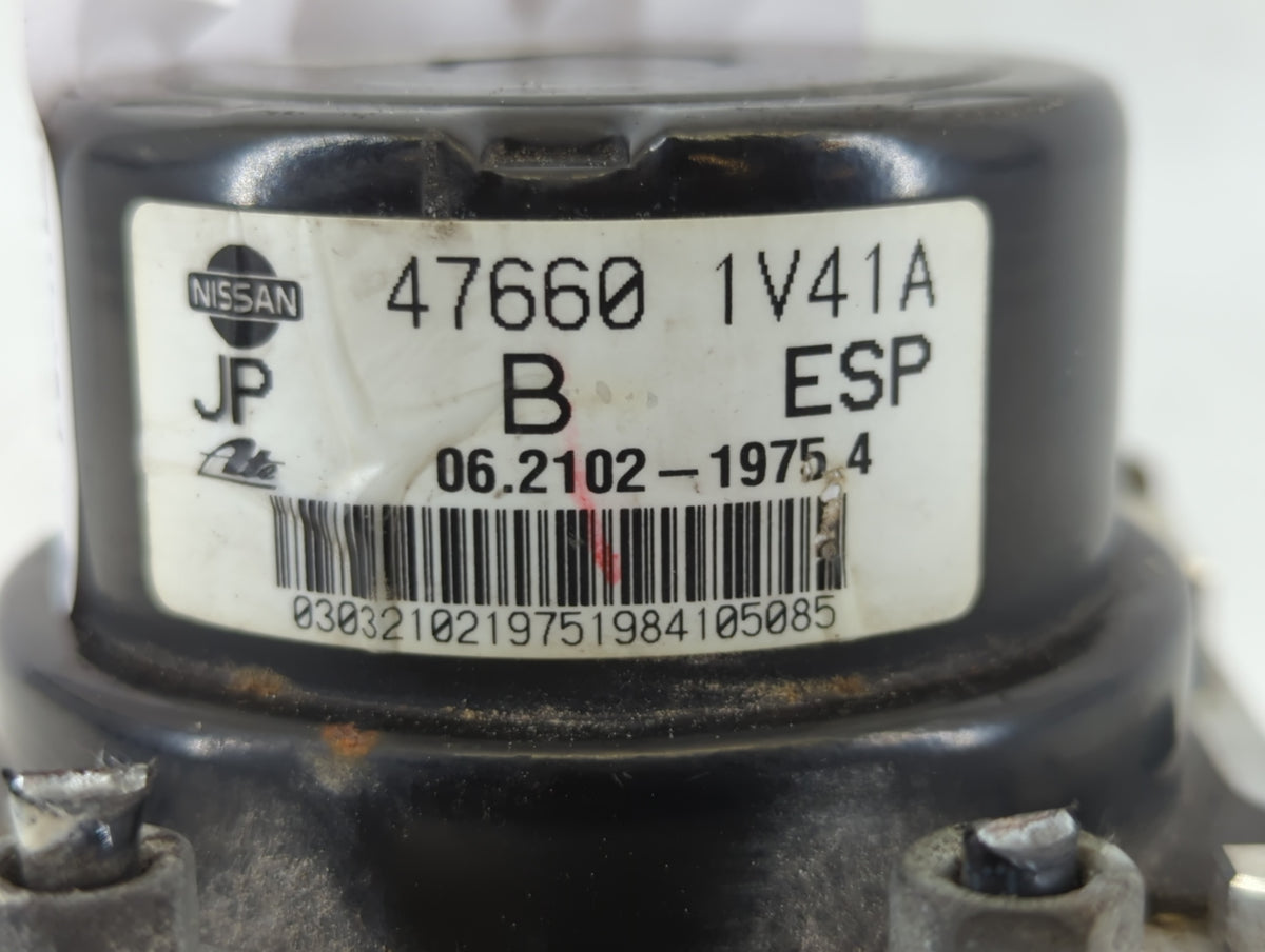 2012-2014 Nissan Murano Anti-Lock Brake ABS Pump Module Actuator OEM P/N:47660 1V41A Fits Fits 2012 2013 2014 OEM Used Auto