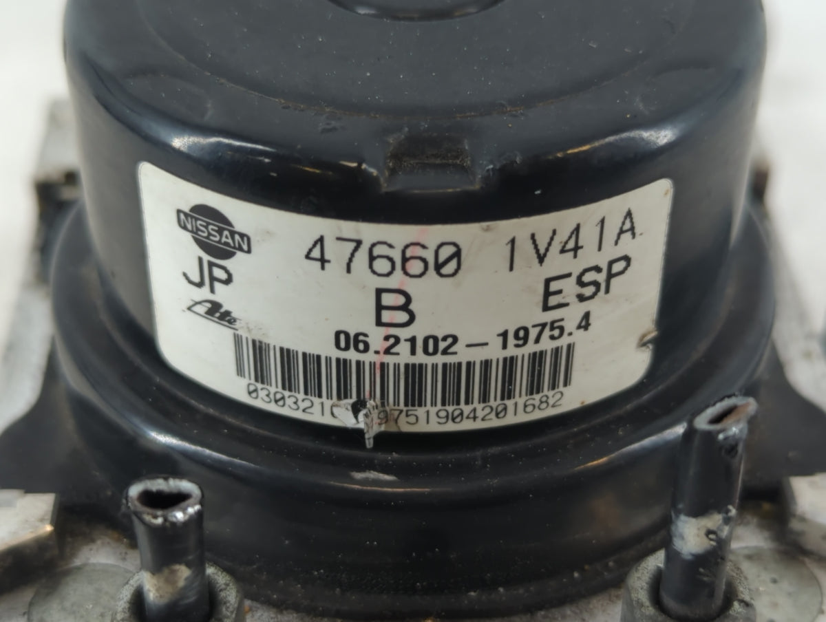 2012-2014 Nissan Murano Anti-Lock Brake ABS Pump Module Actuator OEM P/N:47660 1V41A Fits Fits 2012 2013 2014 OEM Used Auto