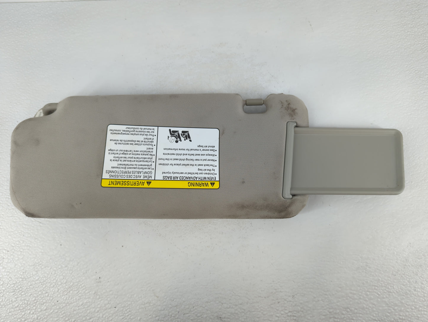 2009-2014 Nissan Murano Sun Visor Shade Replacement Passenger Right Mirror Fits Fits 2009 2010 2011 2012 2013 2014 OEM Used