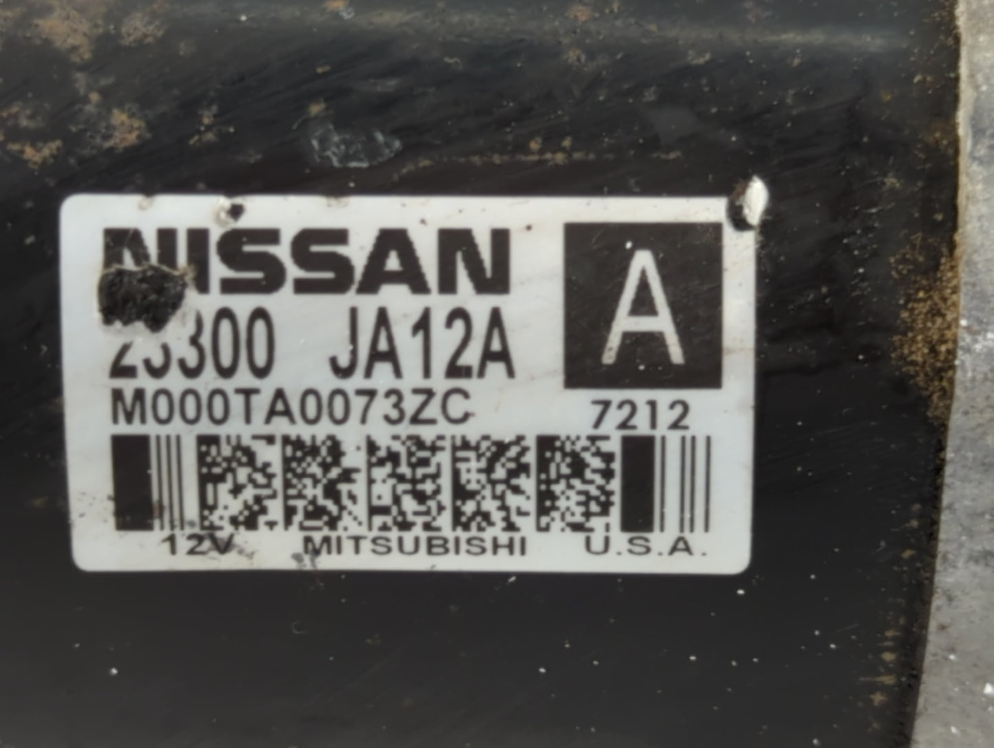 2013-2017 Nissan Pathfinder Car Starter Motor Solenoid OEM P/N:23300 JA12A Fits Fits 2013 2014 2017 OEM Used Auto Parts - Oe