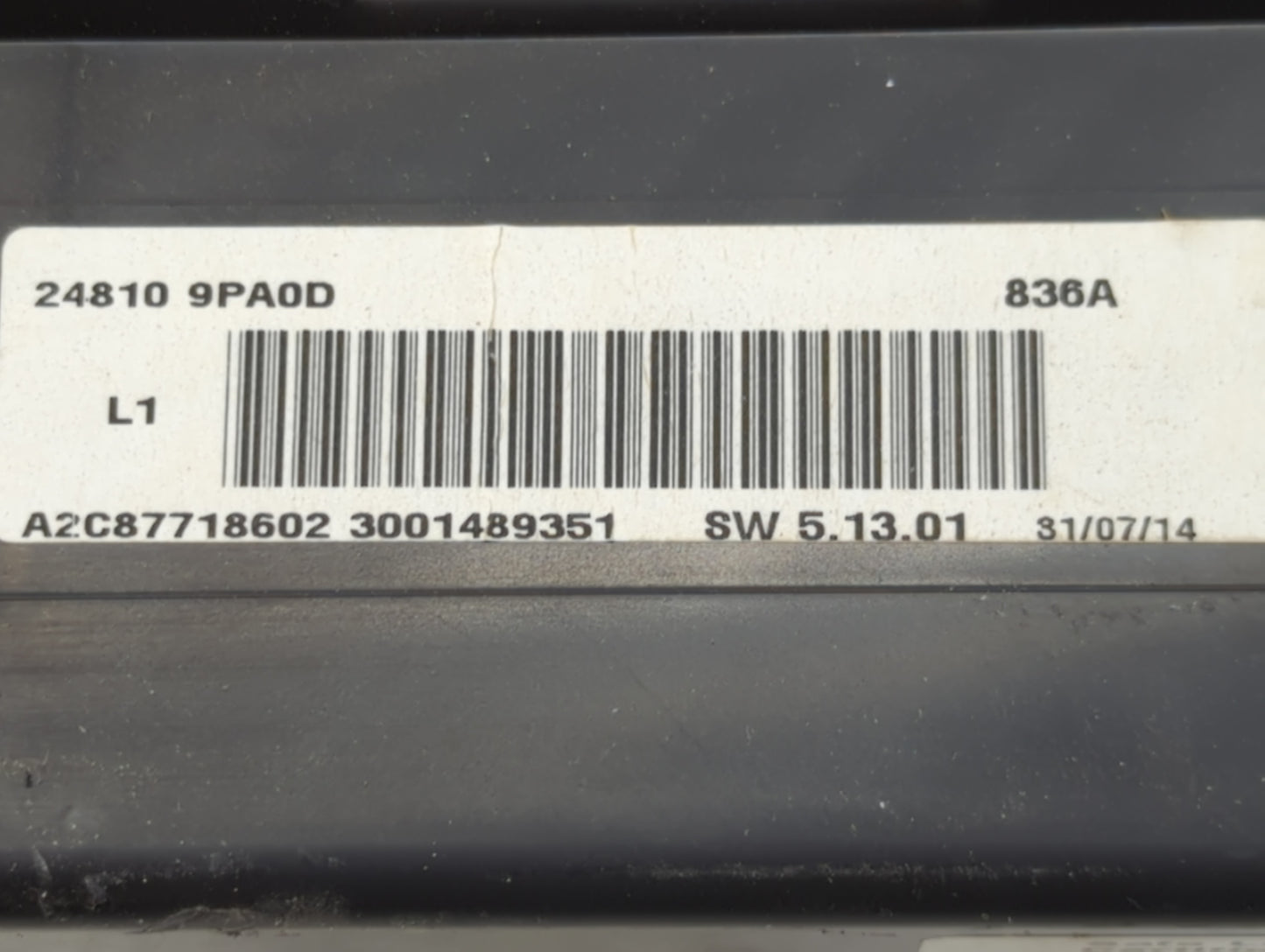 2014 Nissan Pathfinder Instrument Cluster Speedometer Gauges P/N:24810 9PA0D A2C87718602, A2C53410957 Miles:146K Fits OEM Us