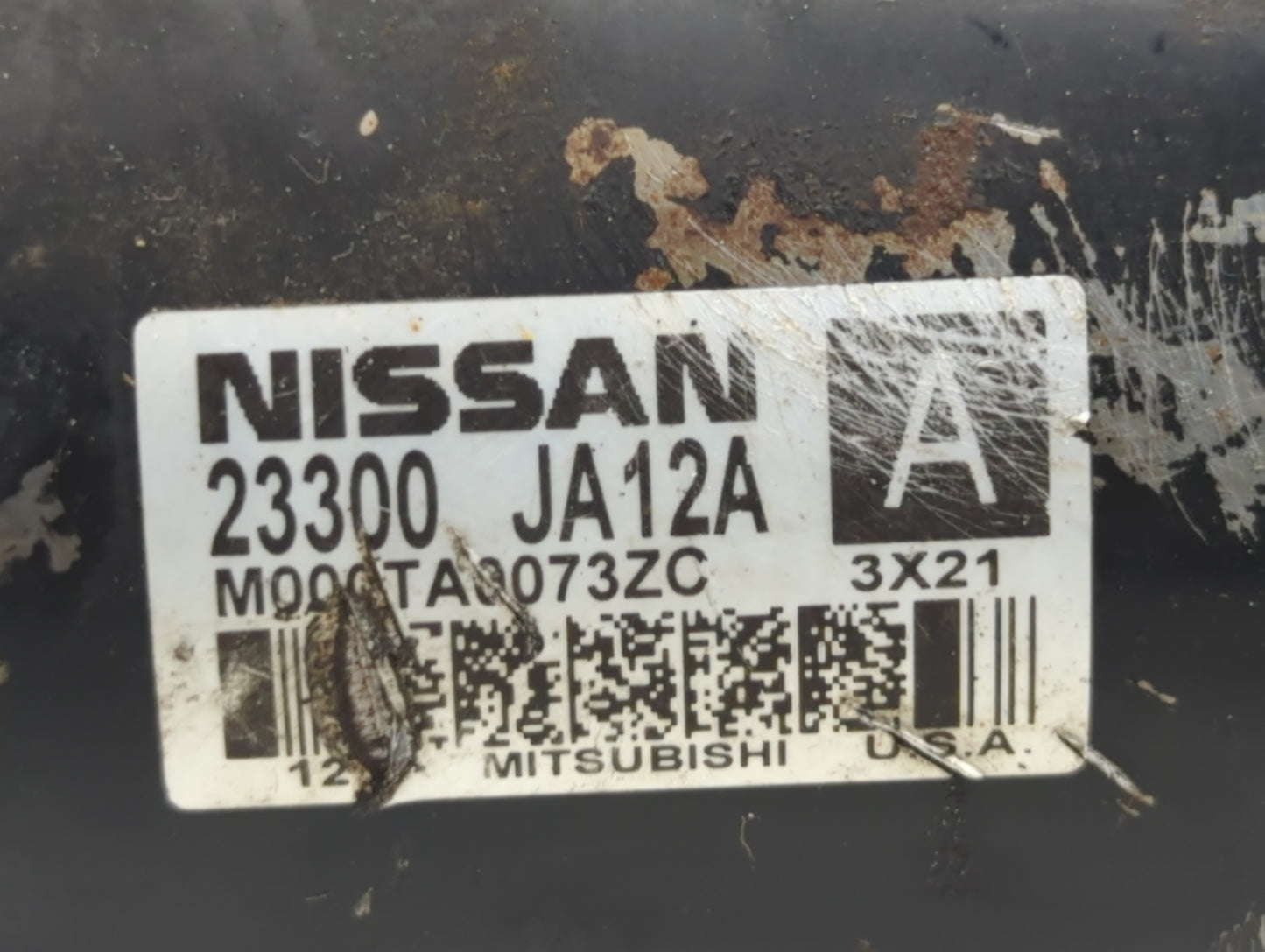 2013-2017 Nissan Pathfinder Car Starter Motor Solenoid OEM P/N:23300 JA12A M000TA0073ZC Fits Fits 2013 2014 2017 OEM Used Au