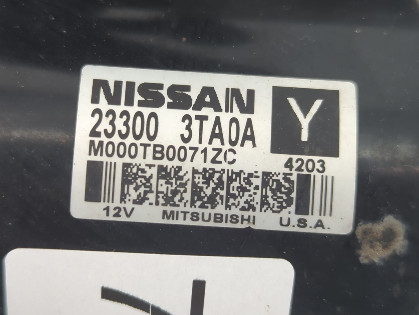 2014-2015 Nissan Rogue Car Starter Motor Solenoid OEM P/N:23300 3TA0A Fits Fits 2013 2014 2015 2016 2017 2018 OEM Used Auto