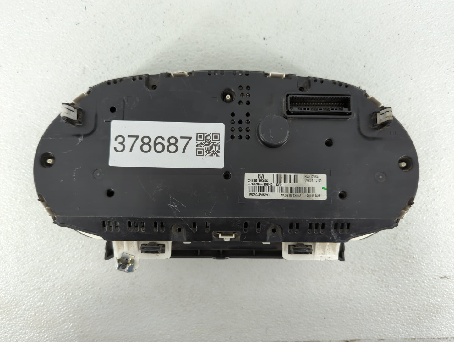 2014 Nissan Rogue Select Instrument Cluster Speedometer Gauges P/N:24810 1VX0A 24810 1VX5C, 24810 1VX5A Fits Fits 2012 2013
