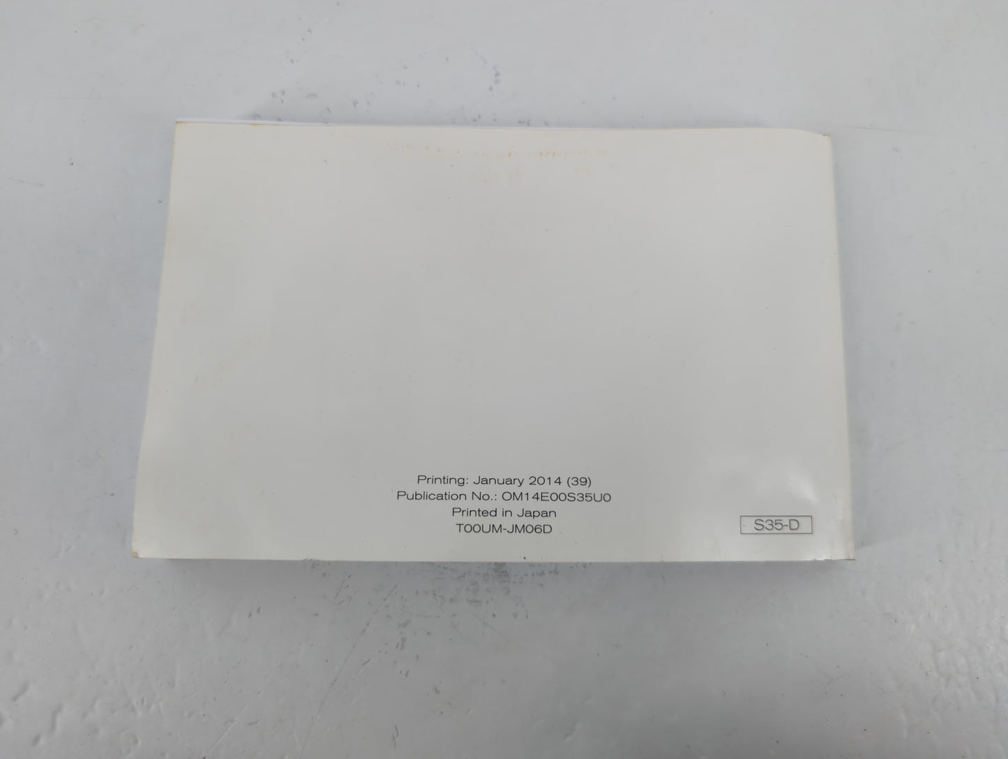 2014 Nissan Rogue Select Owners Manual Book Guide OEM Used Auto Parts - Oemusedautoparts1.com