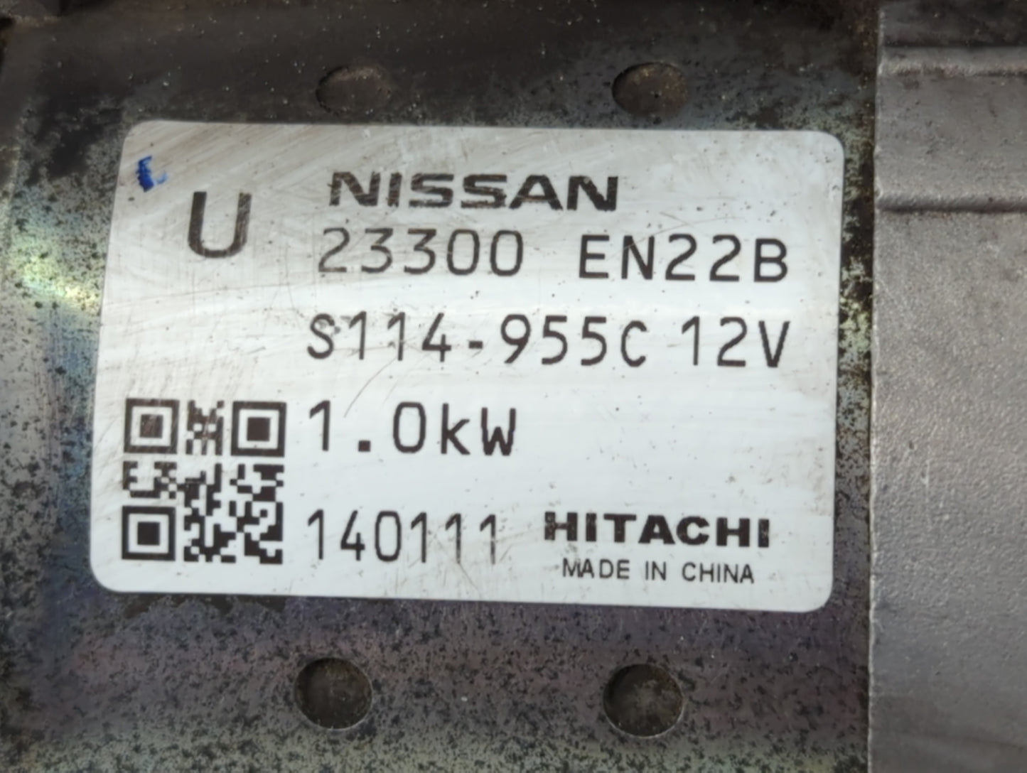 2013-2019 Nissan Sentra Car Starter Motor Solenoid OEM P/N:23300 EN22B Fits Fits 2013 2014 2015 2016 2017 2018 2019 2020 OEM