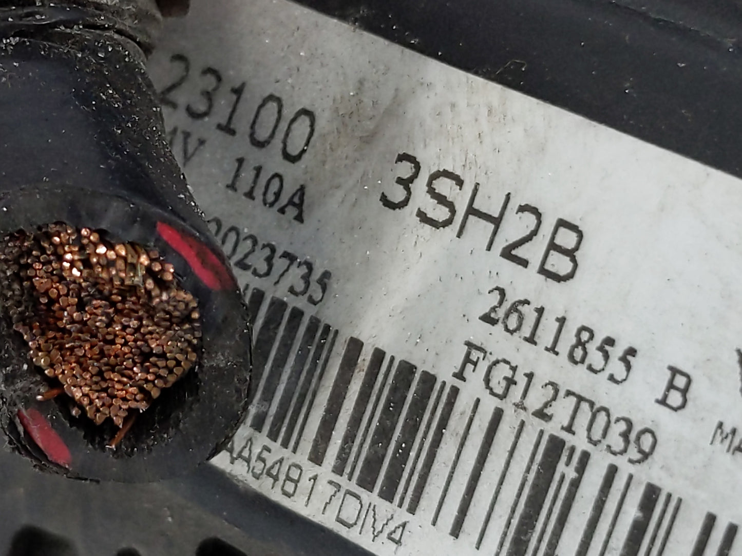 2013-2019 Nissan Sentra Alternator Replacement Generator Charging Assembly Engine OEM P/N:23100 3SH2B Fits OEM Used Auto Par