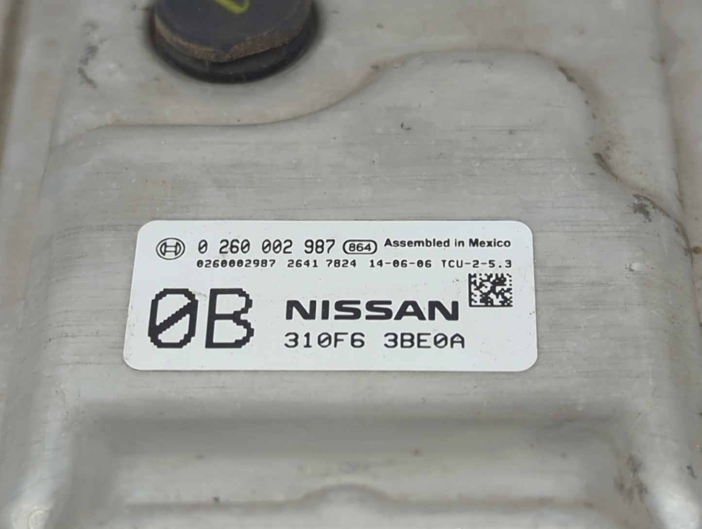 2014 Nissan Sentra PCM Engine Control Computer ECU ECM PCU OEM P/N:0 260 002 987 310F6 3BE0A Fits OEM Used Auto Parts - Oemu