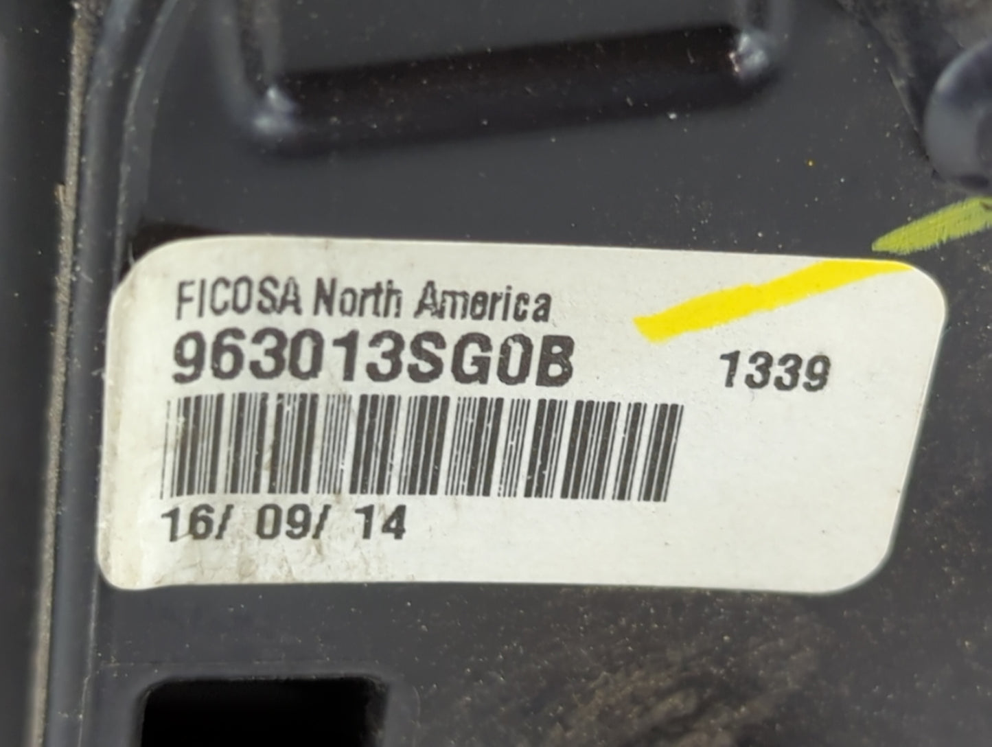 2013-2015 Nissan Sentra Passenger Side View Mirror - Right Door Mirror OEM Used - Oemusedautoparts1.com