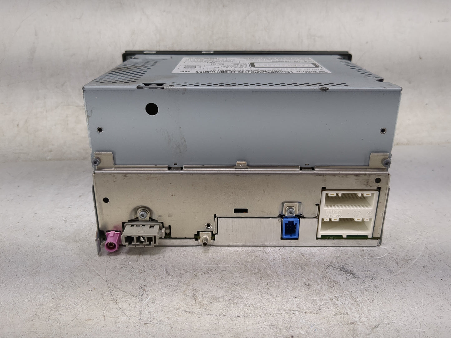 2014 Nissan Sentra Radio AM FM Cd Player Receiver Replacement P/N:7612051305 259159JE0A, LCN2K58A00 Fits Fits 2015 OEM Used