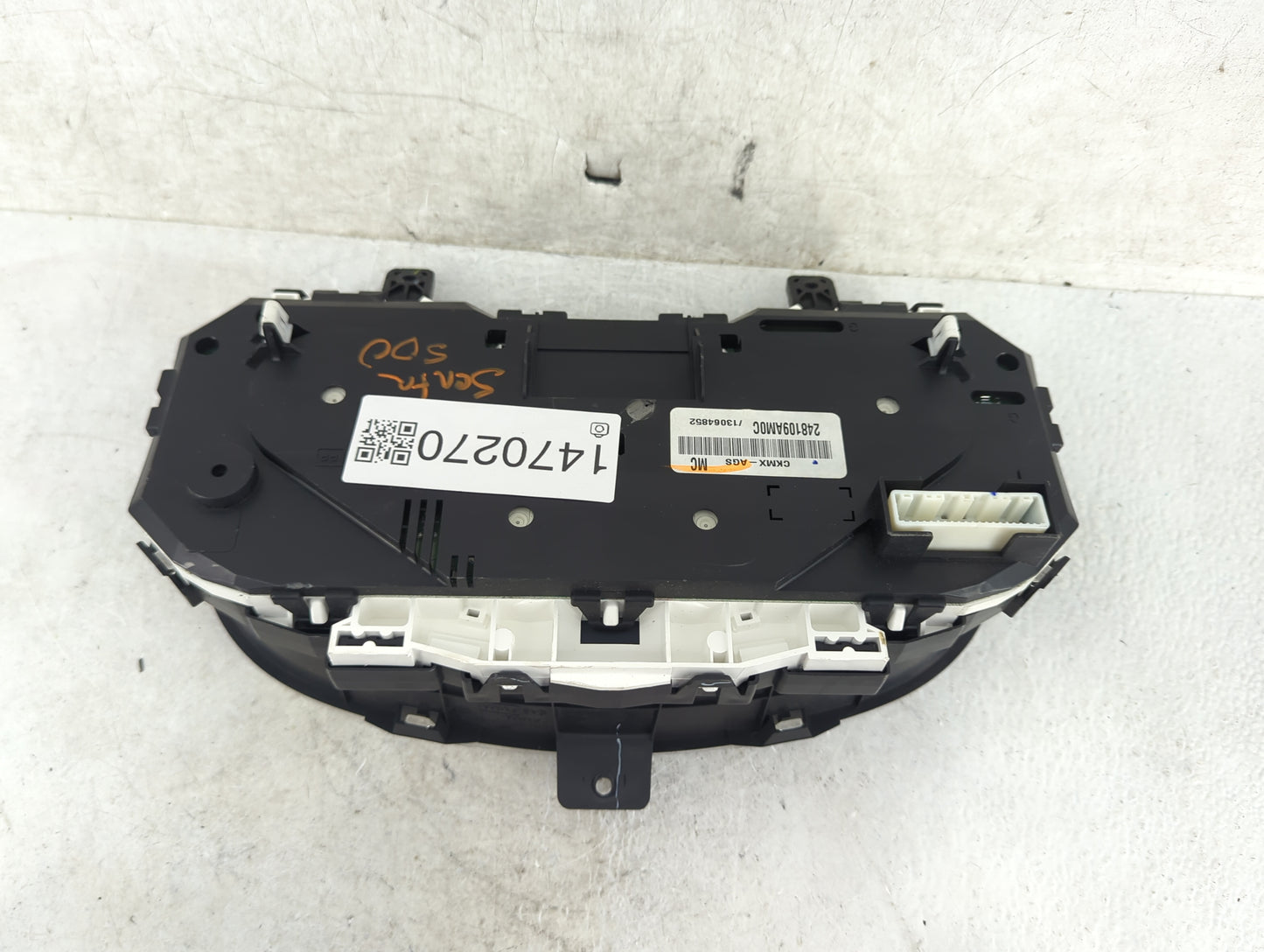 2014 Nissan Sentra Instrument Cluster Speedometer Gauges P/N:248109AM0C Miles:76K Fits OEM Used Auto Parts - Oemusedautopart