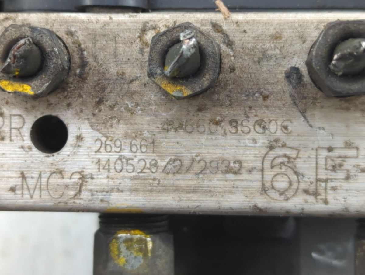 2014-2015 Nissan Sentra Anti-Lock Brake ABS Pump Module Actuator OEM P/N:140520 269 661 Fits Fits 2014 2015 OEM Used Auto Pa