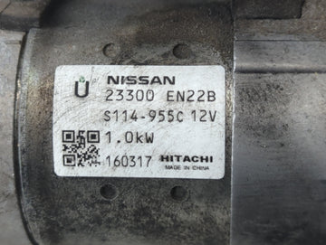 2013-2019 Nissan Sentra Car Starter Motor Solenoid OEM P/N:S114-955C 12V 23300 EN22B Fits OEM Used Auto Parts