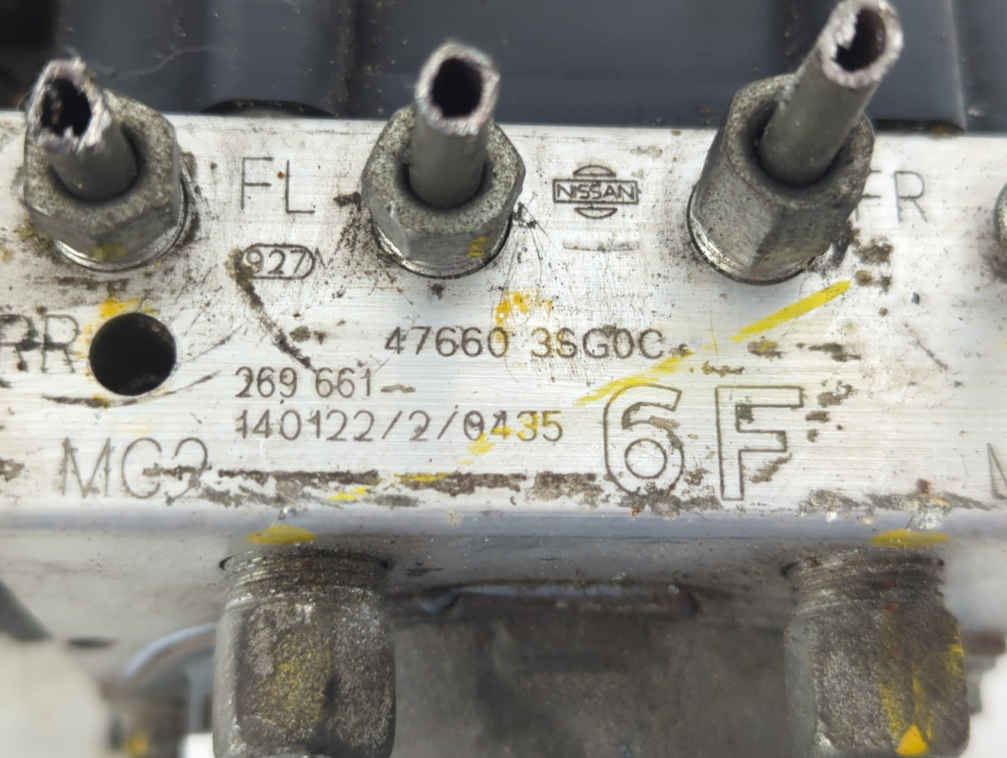 2014-2015 Nissan Sentra ABS Pump Control Module Replacement P/N:47660 3SG0C Fits Fits 2014 2015 OEM Used Auto Parts - Oemuse