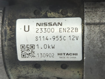 2013-2019 Nissan Sentra Car Starter Motor Solenoid OEM P/N:S114-955C 12V 23300 EN22B Fits OEM Used Auto Parts