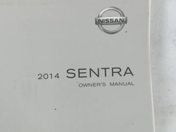 2014 Nissan Sentra Owners Manual Book Guide OEM Used Auto Parts