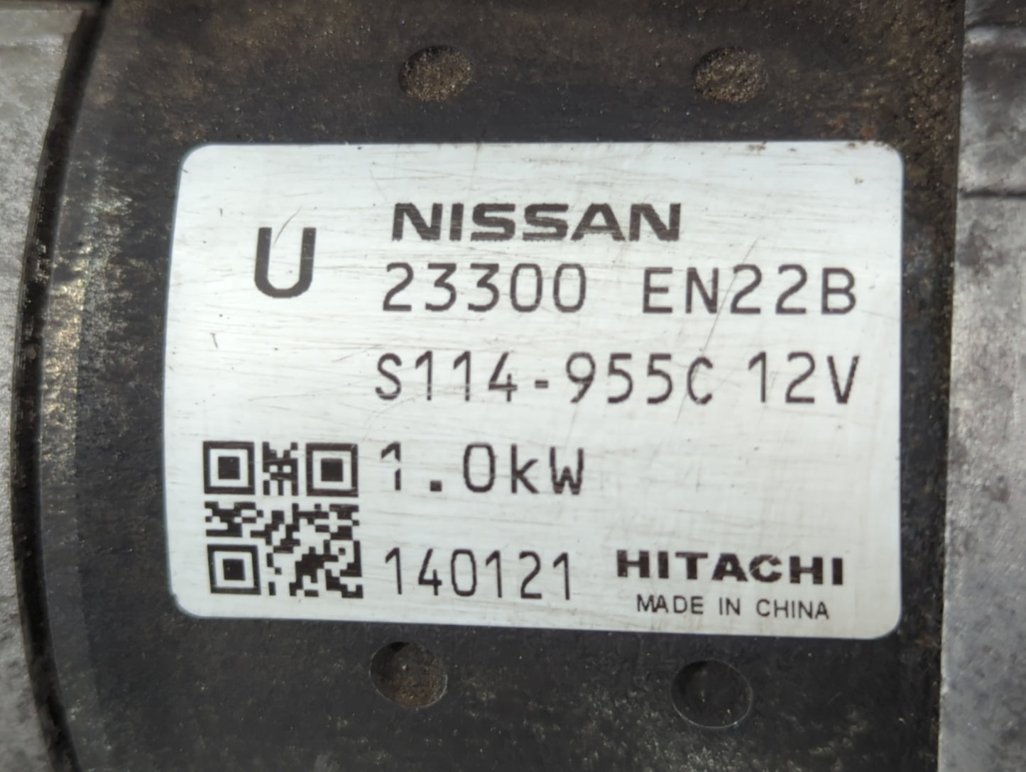 2013-2019 Nissan Sentra Car Starter Motor Solenoid OEM P/N:23300 EN22B Fits Fits 2013 2014 2015 2016 2017 2018 2019 2020 OEM
