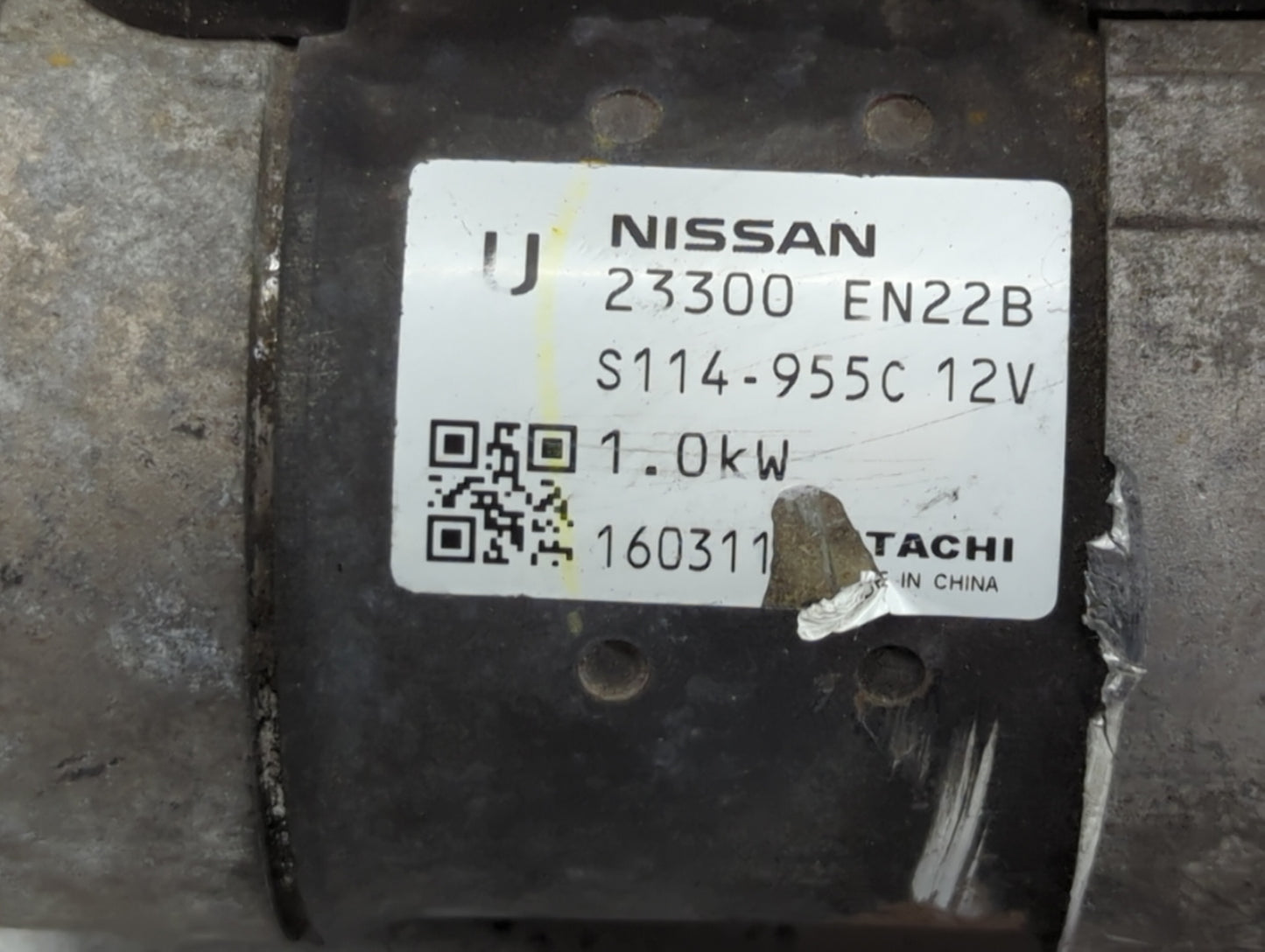 2013-2019 Nissan Sentra Car Starter Motor Solenoid OEM P/N:S114-955C 23300 EN22B Fits Fits 2013 2014 2015 2016 2017 2018 201
