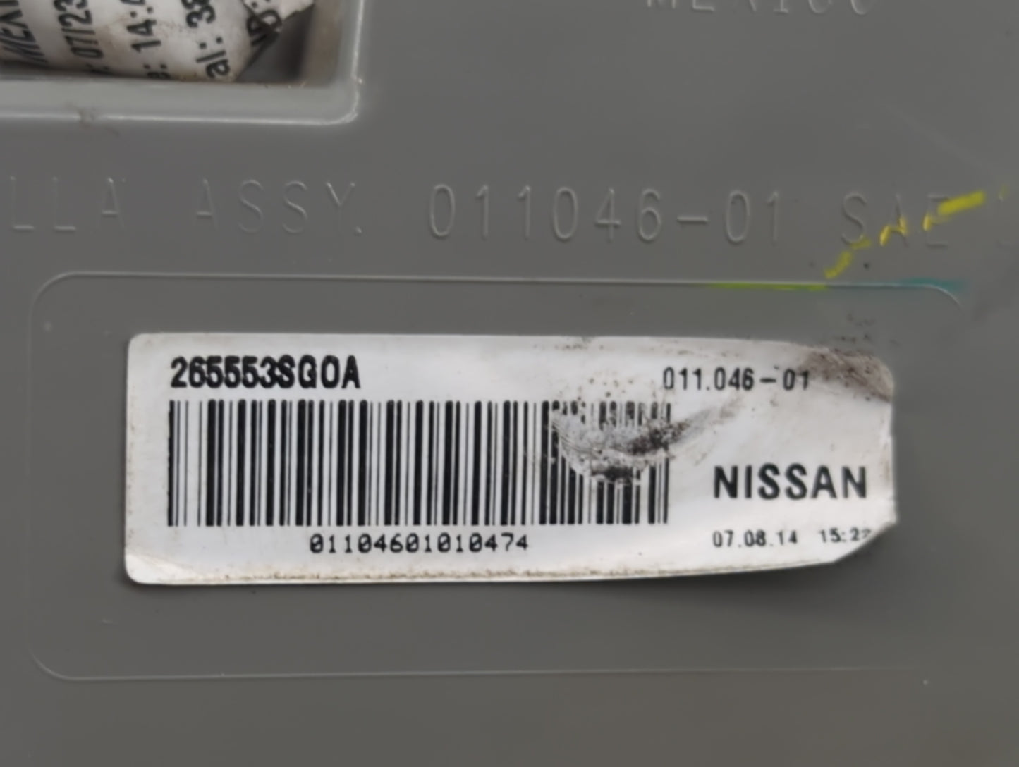 2013-2015 Nissan Sentra Tail Light Assembly Driver Left OEM Fits Fits 2013 2014 2015 OEM Used Auto Parts - Oemusedautoparts1