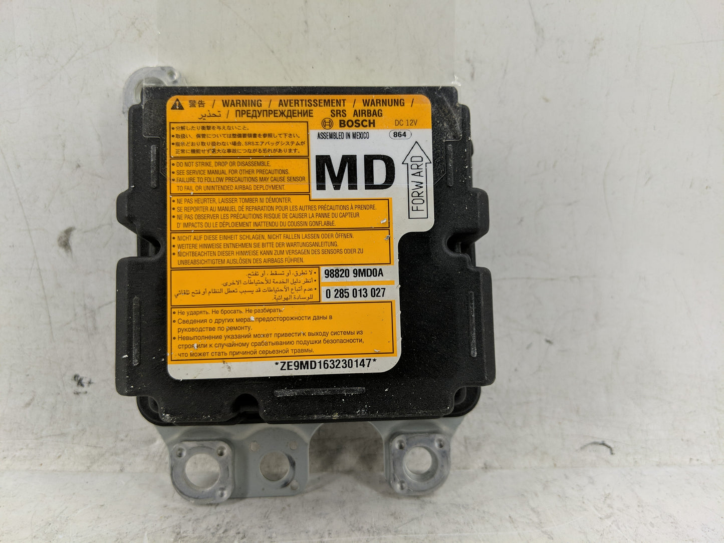 2014 Nissan Versa Srs Safety Restraint System Module - Oemusedautoparts1.com