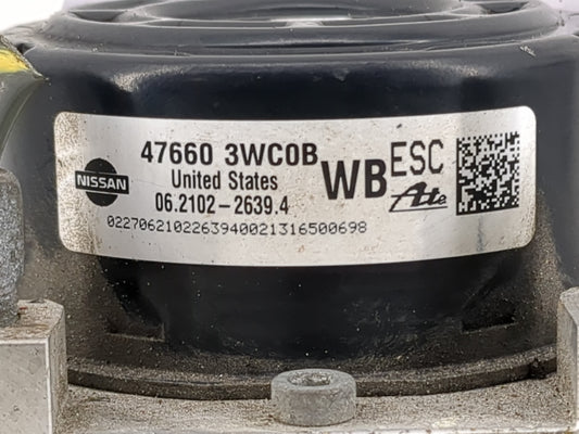 2014-2019 Nissan Versa ABS Pump Control Module Replacement P/N:47660 3WC0B Fits Fits 2014 2015 2016 2017 2018 2019 OEM Used Auto Parts