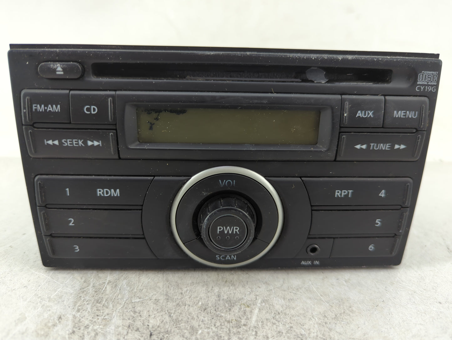 2012-2014 Nissan Versa Radio AM FM Cd Player Receiver Replacement P/N:28185-3AN0A Fits Fits 2012 2013 2014 OEM Used Auto Par