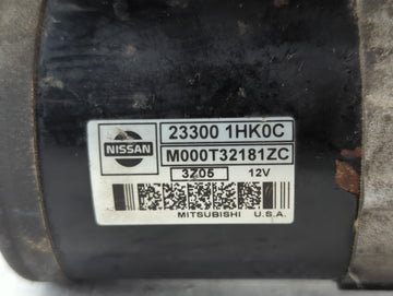 2012-2019 Nissan Versa Car Starter Motor Solenoid OEM P/N:23300 1HK0C Fits Fits 2012 2013 2014 2015 2016 2017 2018 2019 OEM Used Auto Parts