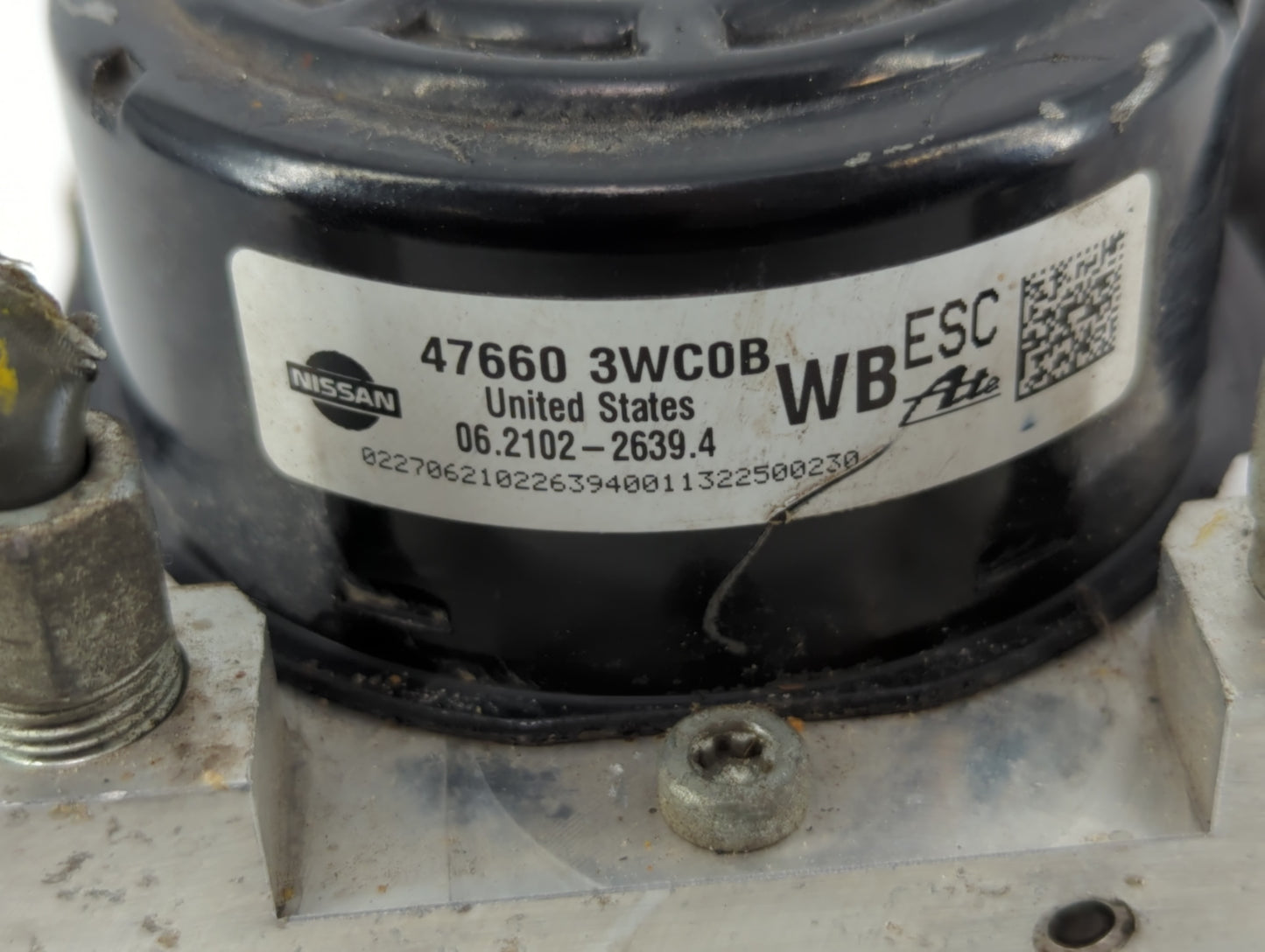 2014-2019 Nissan Versa ABS Pump Control Module Replacement P/N:47660 3WC0B Fits Fits 2014 2015 2016 2017 2018 2019 OEM Used