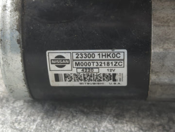 2012-2019 Nissan Versa Car Starter Motor Solenoid OEM P/N:23300 1HK0C Fits Fits 2012 2013 2014 2015 2016 2017 2018 2019 OEM Used Auto Parts