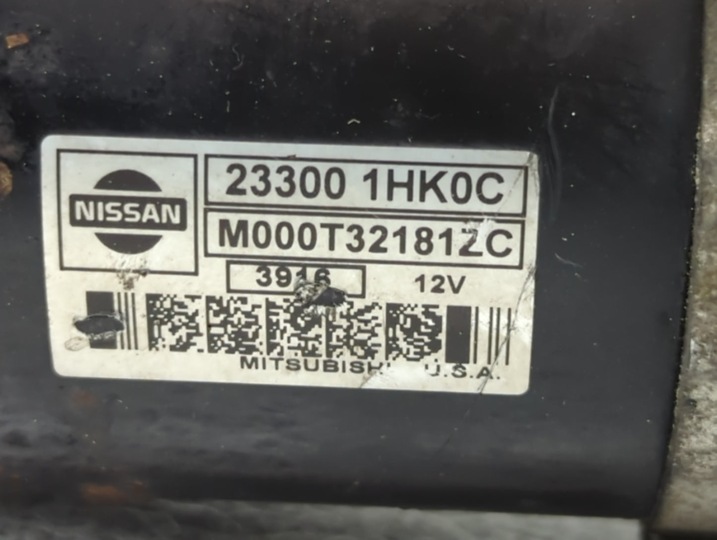 2014 Nissan Versa Note Car Starter Motor Solenoid OEM P/N:23300 1HK0C M000T32181ZC Fits Fits 2012 2013 2015 2016 2017 2018 2