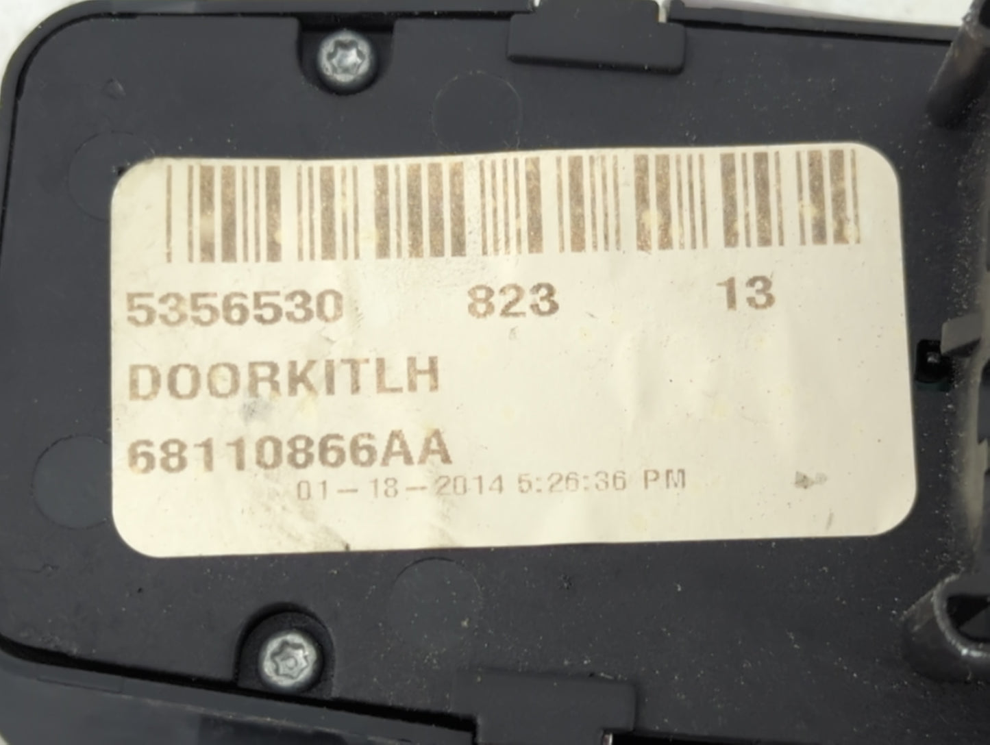 2013-2015 Ram 1500 Master Power Window Switch Replacement Driver Side Left P/N:5356530 68110866AA Fits OEM Used Auto Parts -