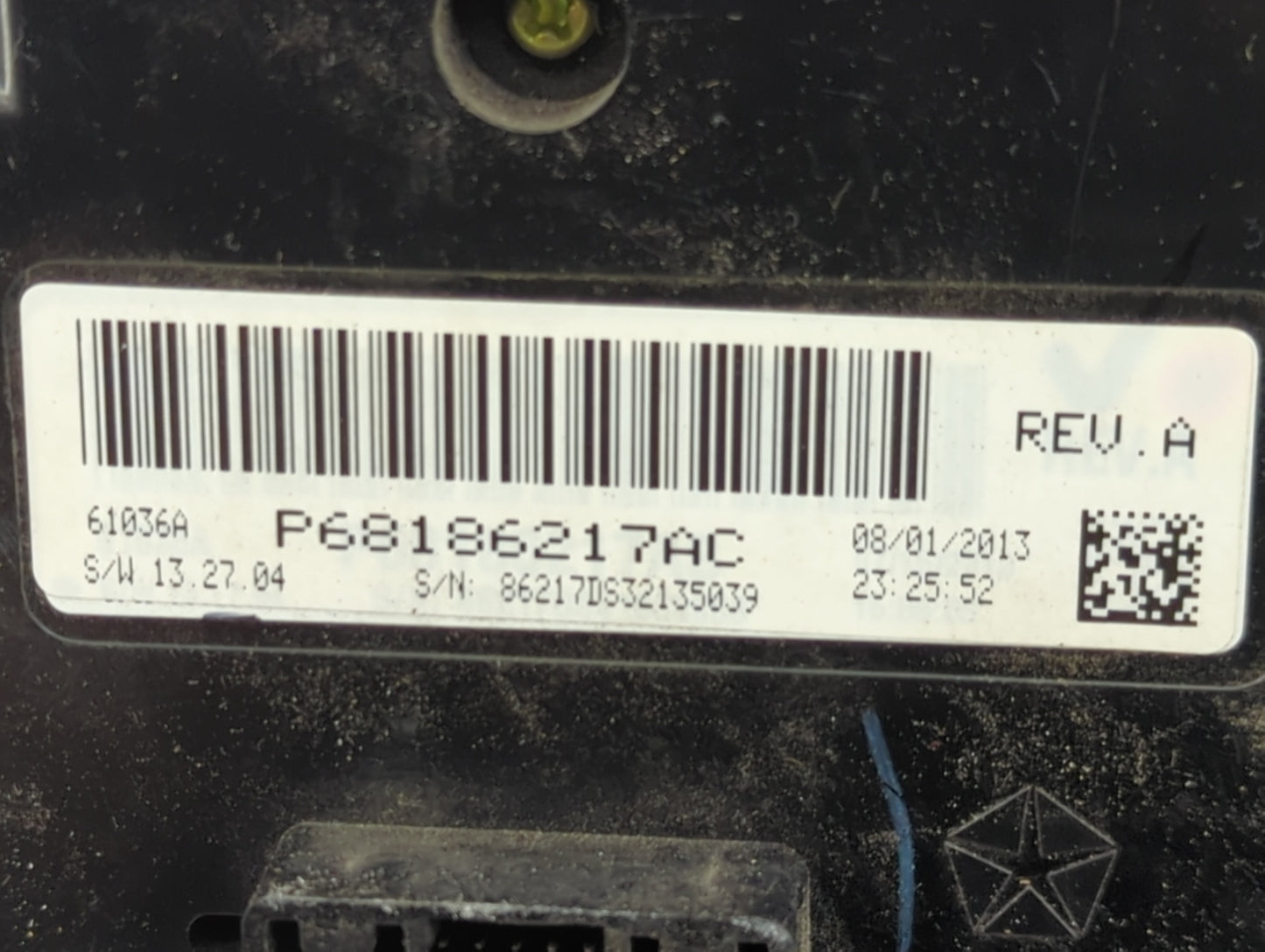 2014 Ram 1500 Climate Control Module Temperature AC/Heater Replacement P/N:P68186217AC Fits OEM Used Auto Parts - Oemusedaut