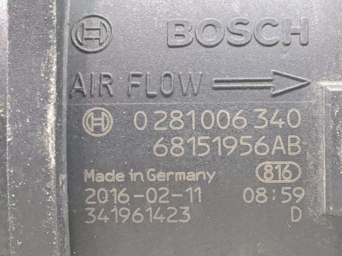 2014-2018 Ram 1500 Mass Air Flow Meter Maf Sensor - Oemusedautoparts1.com