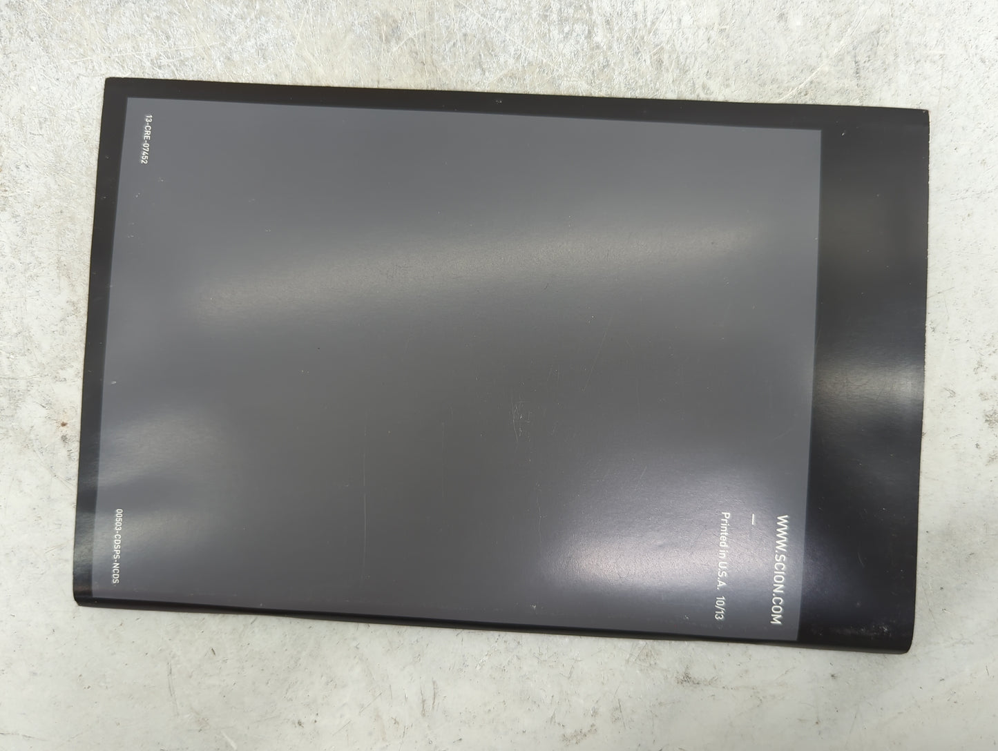 2014 Scion Fr-S Owners Manual Book Guide P/N:OM18040U 01999-18040 OEM Used Auto Parts - Oemusedautoparts1.com