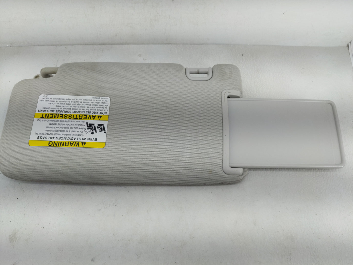 2014-2016 Subaru Forester Sun Visor Shade Replacement Passenger Right Mirror Fits Fits 2014 2015 2016 OEM Used Auto Parts -