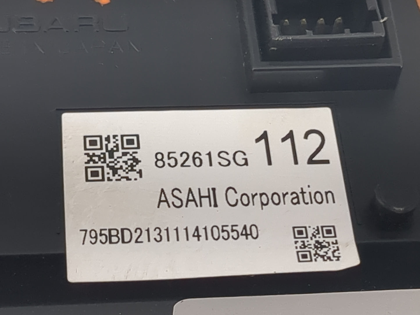 2014 Subaru Forester Information Display Screen 1471222 - Oemusedautoparts1.com