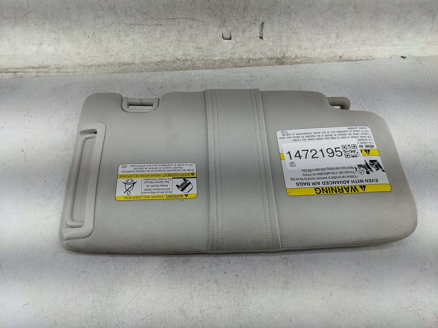 2014 Subaru Forester Sun Visor Shade Replacement Driver Left Mirror Fits OEM Used Auto Parts - Oemusedautoparts1.com