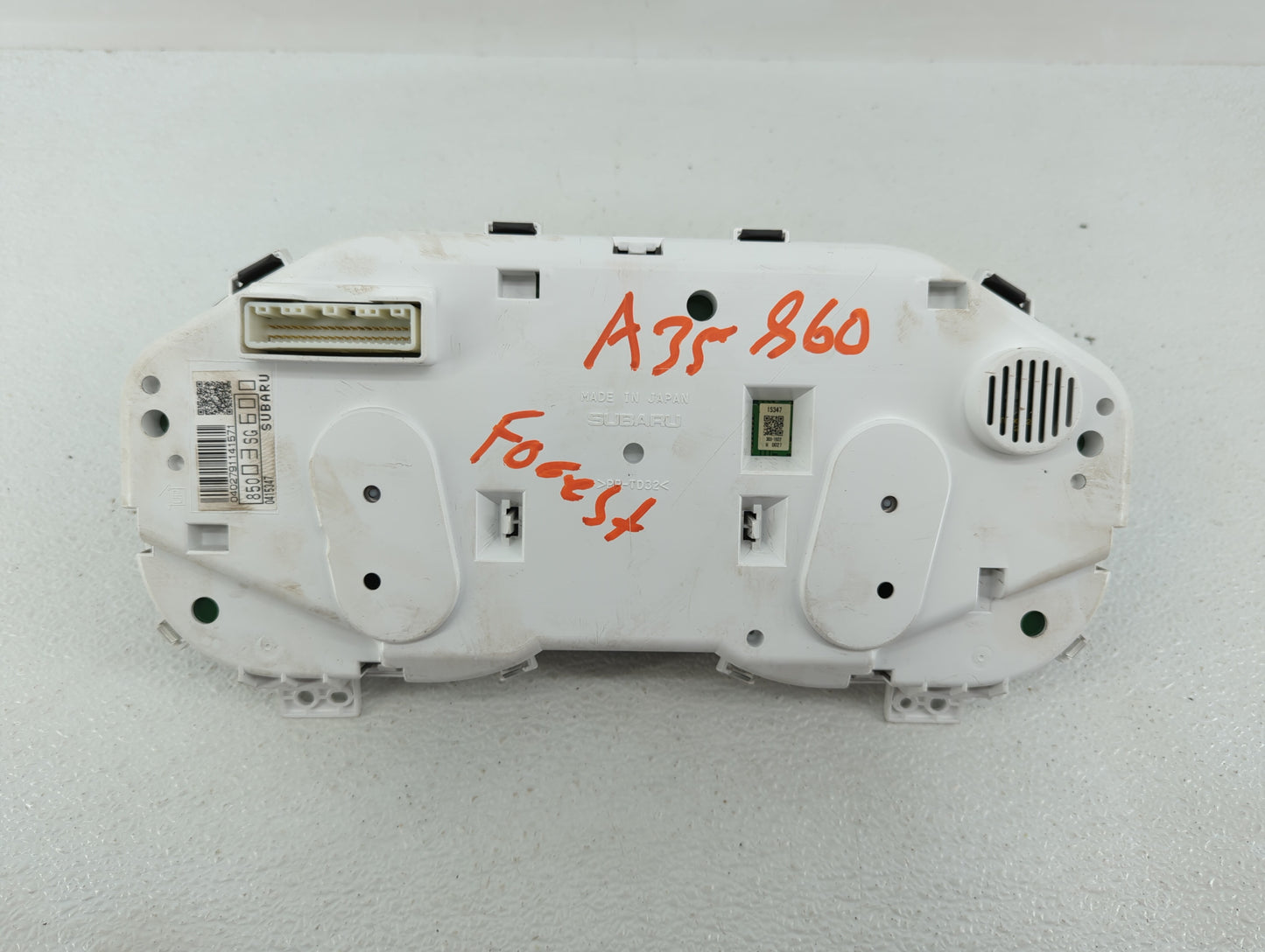 2014 Subaru Forester Instrument Cluster Speedometer Gauges P/N:85003SG600 85003SG60 Fits OEM Used Auto Parts - Oemusedautopa