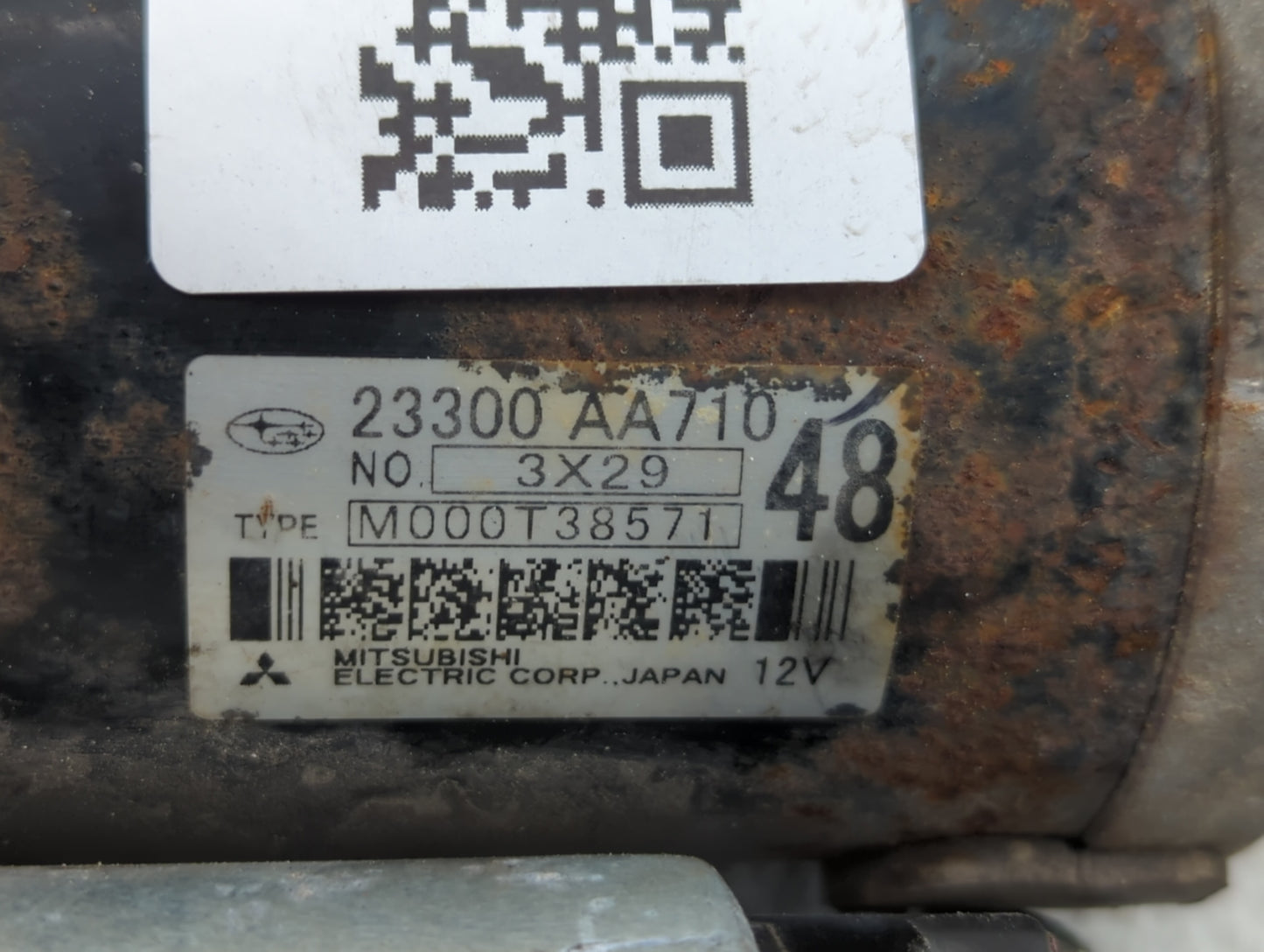 2014-2018 Subaru Forester Car Starter Motor Solenoid OEM P/N:23300-AA710 Fits OEM Used Auto Parts - Oemusedautoparts1.com